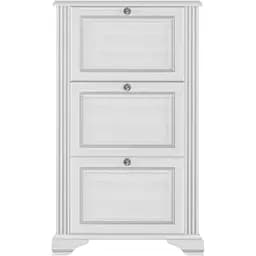 Тумба для взуття Гербор Уайт 3D Ясен сніговий + Сосна срібна (GRB-1339)