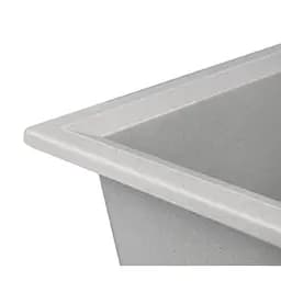 Кухонна мийка Lidz 790x495/230 GRA-09 (LIDZGRA09790495230), Сірий - мініатюра 7