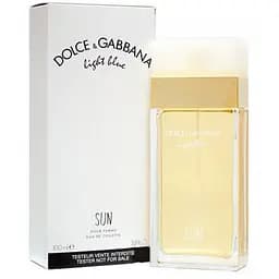 Dolce Gabbana Light Blue Sun 100 мл тестер туалетна вода