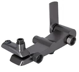 Душова система універсальна Qtap Slavonice Gunmetal Black PVD з виливом QTSLA111GMB45910 - мініатюра 9