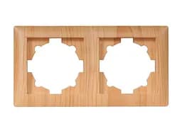 Рамка 2 гнезда горизонтальная Primera 3822 сосна (LUXEL) 