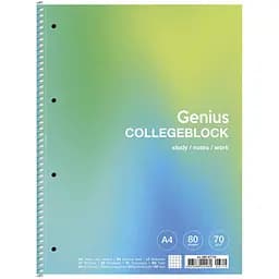Коледж-блок Student A4+ 80 аркушів у клітинку 4 шт. (A4-080-6715K)