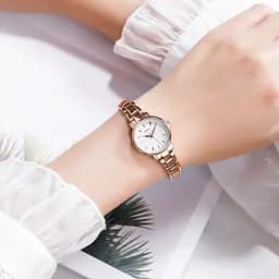 Наручний годинник жіночий 1410RG Rose Gold Skmei acs0030767 - мініатюра 3