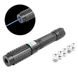 Лазерна указка YX-B015 Laser (5 насадок) Синій промінь