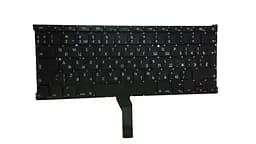 Клавіатура для ноутбука Apple MacBook Air 2011+ (A1369) з підсвічуванням (Light), Black, (No Frame), RU (вертикальний ентер) - мініатюра 2