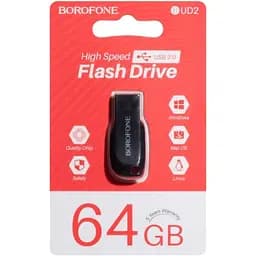 Флеш-накопичувач USB Borofone BUD2 128 ГБ висока швидкість передачі (37586-01_350) - мініатюра 2