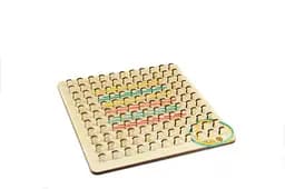 Геоборд 10х10 з табличкою множення 24х24 см