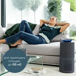 Beurer Очисник повітря Beurer, 50м2, 266м3/рік, дисплей, HEPA H13, вугільний фільтр, Wi-Fi, 4 режими, чорний - мініатюра 4