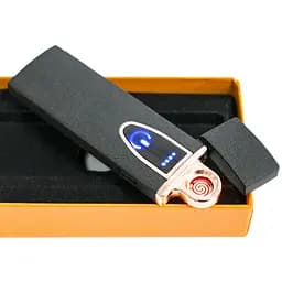 Зажигалка электронная спиральная USB (ZGP 7) аккумуляторная электрозажигалка (запальничка) от ЮСБ (ST)