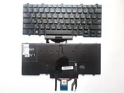Клавіатура для ноутбуків Dell Latitude E5450, E5470, E7450, E7470 без рамки з трекпоінтом, з підсвічуванням RU/US