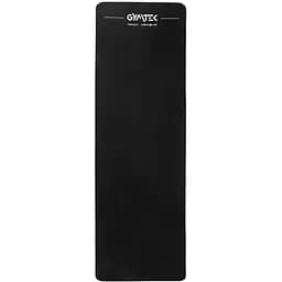 Килимок (мат) для йоги та фітнесу Gymtek NBR 1см чорний - мініатюра 2