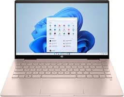 Ноутбук HP Pavilion x360 14-ek2003ru 14' FHD IPS Touch, Intel 5-120U, 16GB, F512GB, UMA, DOS, розовое золото (AQ8P1EA)
