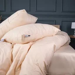 Літній постільний комплект MirSon Line Satin Light Pro Creamy Ecosilk Двоспальний (2200010971866) - мініатюра 4