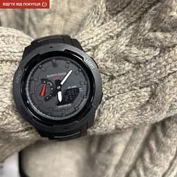 Чоловічий наручний тактичний годинник North Edge Profi Mars3 (Чорний) - мініатюра 7