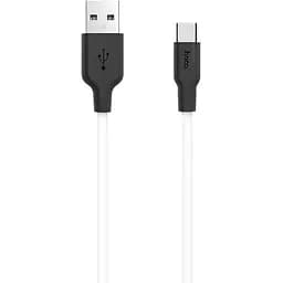 Кабель Hoco X21 Plus Silicone charging cable for Type-C 1 м Чорний Білий
