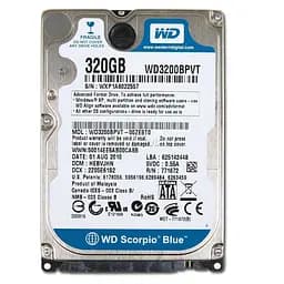 Жесткий диск Western Digital 2.5 WD Blue 320Gb WD3200BPVT (WD3200BPVT.) Б/у