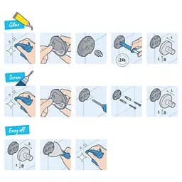 Мильниця з тримачем Grohe QuickFix Start 411932430, Чорний - мініатюра 4
