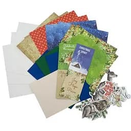 Набор для создания 3-х Рождественских открыток Awaiting Christmas FDGCK-036