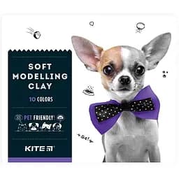 Пластилин восковой Kite Dogs 10 цветов 200 г (K22-084)