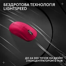Бездротова миша Logitech G Pro X Superlight 2 LightSpeed Wireless Magenda (910-006797) Б/в - мініатюра 9