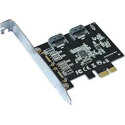 Контроллер Voltronic PCI-E=>SATA 3.0, ASM1061, 6 Гб/с, 2 внутренних порта, BOX