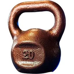 Гиря чугунная RN Sport 20 кг металлическая бронза