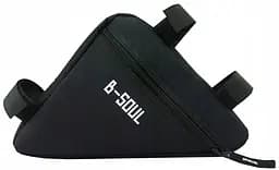 Велосипедна сумка на раму B-Soul S14327 1L Чорна