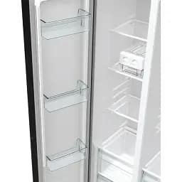 Холодильник Gorenje SBS 179х67х92 см 2 двері 353(191) л А++ NF+ диспенсер генератор льоду зовн. диспл чорний - мініатюра 9