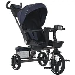 Детский трехколесный велосипед MT 1003-9 Turbo Trike поворотное сиденье защита от солнца (UV 50+)