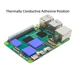 Радіатор охолодження для Мікро ПК Raspberry Pi з вентилятором для Raspberry Pi 5 (RA800) - мініатюра 2