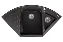 Кухонна мийка гранітна Miraggio Europe black 1100x575x205 00207207, Чорний