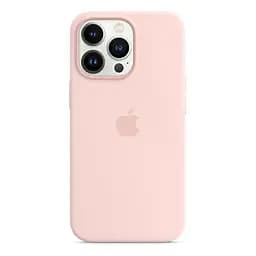 Чехол Silicone Case с MagSafe для Apple iPhone 13 Pro (6.1) (Chalk Pink) ААА [63900]