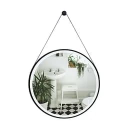 Дзеркало Qtap Robin R600 Black з LED-підсвічуванням QT13786502B, Чорний