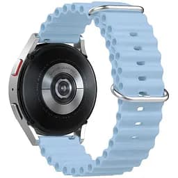 Ремінець для Zepp E - блакитний ширина кріплення 20мм силікон Watchbands Hump (W37-4WB88111936)