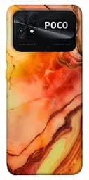 Чохол Demsky Червоний корал мармур для Xiaomi Poco C40