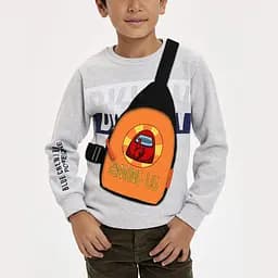 Сумка через плечо детская Among Us 29х17 см сумка слинг для мальчика (02028)