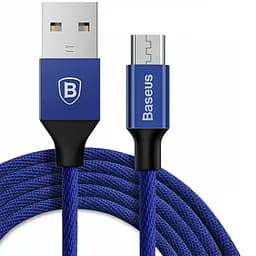 Кабель Baseus Yiven Cable USB to MicroUSB 1m CAMYW-A13 Blue
