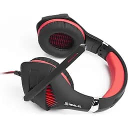 Ігрові навушники REAL-EL GDX-7600 Black/Red (EL124100028) [112558] - мініатюра 5