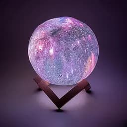 Настільний нічник світильник-светр Magic 3D COLOR Moon Light RGB з пультом - мініатюра 3