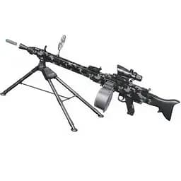 Автомат M621-1 96,5 см, акум, м'які кулі-присоски 30 шт, лазер, окуляри, USB зарядне, в коробці (6903317596225) - мініатюра 3
