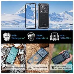 Смартфон Oukitel WP36 8/128GB Black - мініатюра 8