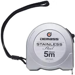 Рулетка вимірювальна Demass Stainless Steel 5 м (STE 5025) - мініатюра 6
