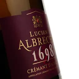 Ігристе вино Lucien Albrecht Crémant d'Alsace Brut 1698, біле, брют, 12%, 0,75 л - мініатюра 3