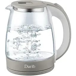 Чайник скло Dario DR1802 Grey
