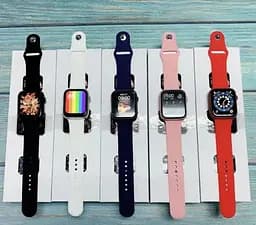 Смарт-годинник рожевий Smart Watch 6 T500 - мініатюра 2