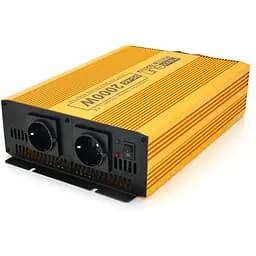 Инвертор напряжения Mexxsun MXSPSW-2000, 12V/220V, 2000W с правильной синусоидой, 2 Shuko, клеммные провода, Q2