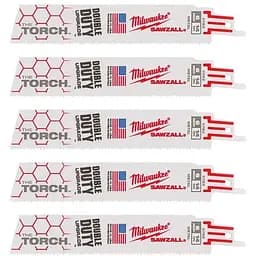 Полотно для шабельних пил TORCH MILWAUKEE, 150х1,8мм, (5шт), (метал)