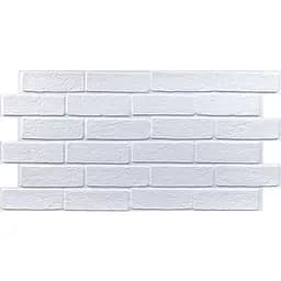 Декоративная ПВХ панель 960х480х4мм Белый кирпич SW-00001427