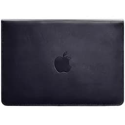 Шкіряний чохол-конверт BlankNote на магнітах для MacBook 15-16 дюйм Темно-синій