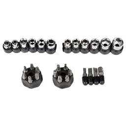 Викрутка Sigma з реверсом + насадки торцеві 1/4" 27шт CrV 4002121 - мініатюра 4